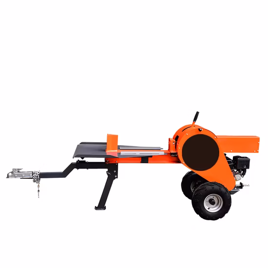 내구성 OEM/ODM CE 34t 7HP 목재 통나무 분배기 유압 빠른 분할 통나무 톱 장작 프로세서 가솔린 수동 통나무 분배기